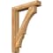 Ekena Millwork Balboa Block Rough Sawn Bracket w/ Offset Brace, Western Red Cedar, 6"W x 30"D x 42"H BKT0604X30X42BOA05RWR - alternate 1